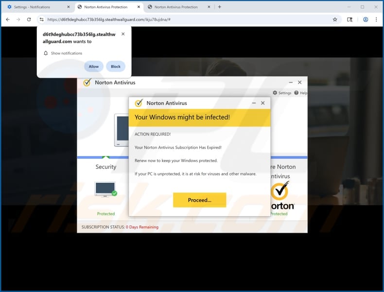 stealthwallguard[.]com ads