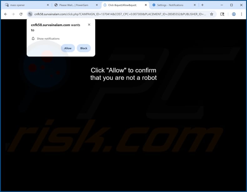 survainalam[.]com ads