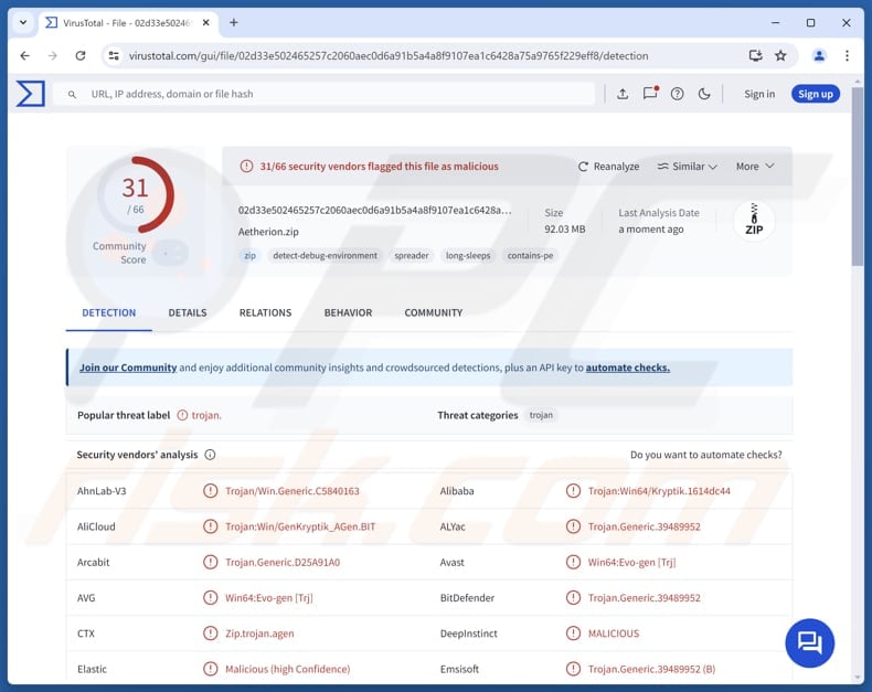 Torg information stealer