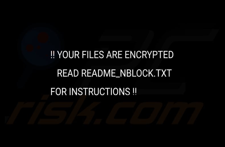 NBLock ransomware wallpaper