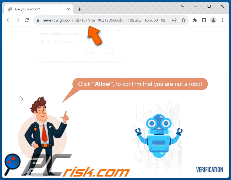 news-tiwigo[.]cc website appearance (GIF)