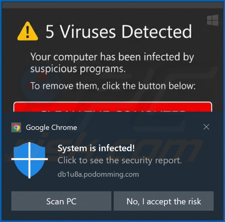 podomming[.]com notification
