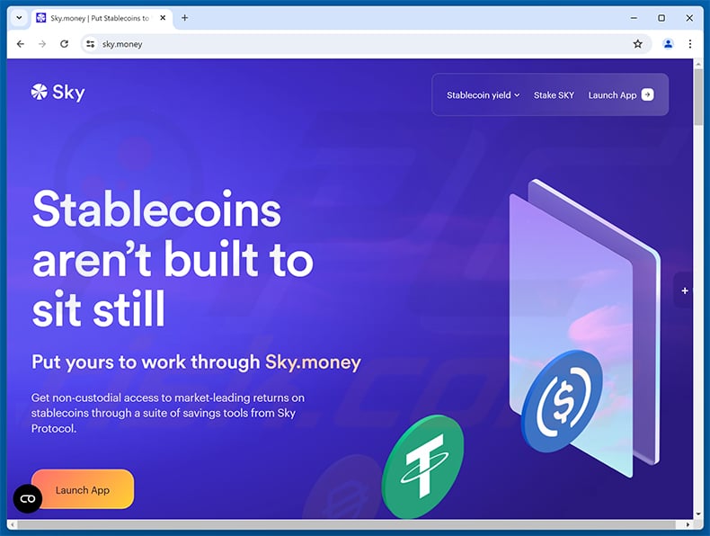 Sky.money real website