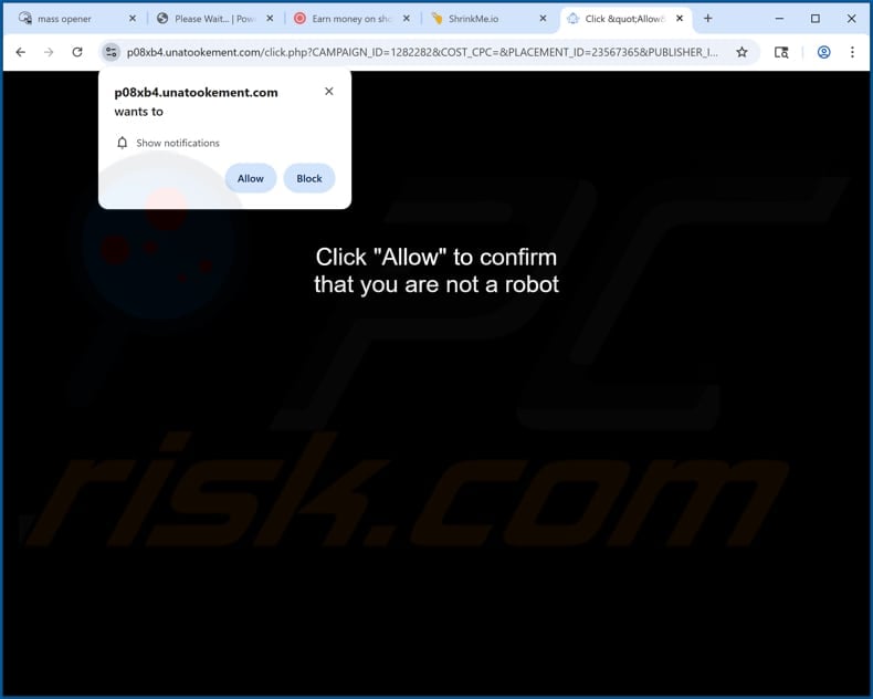 unatookement[.]com ads