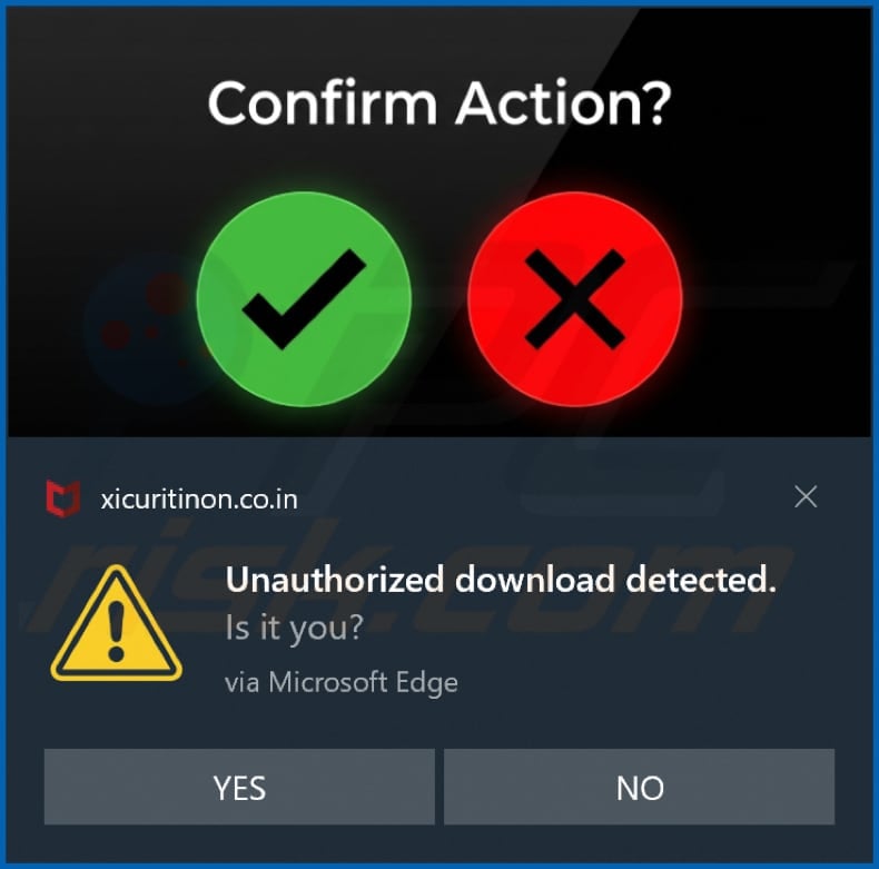 xicuritinon.co[.]in notification