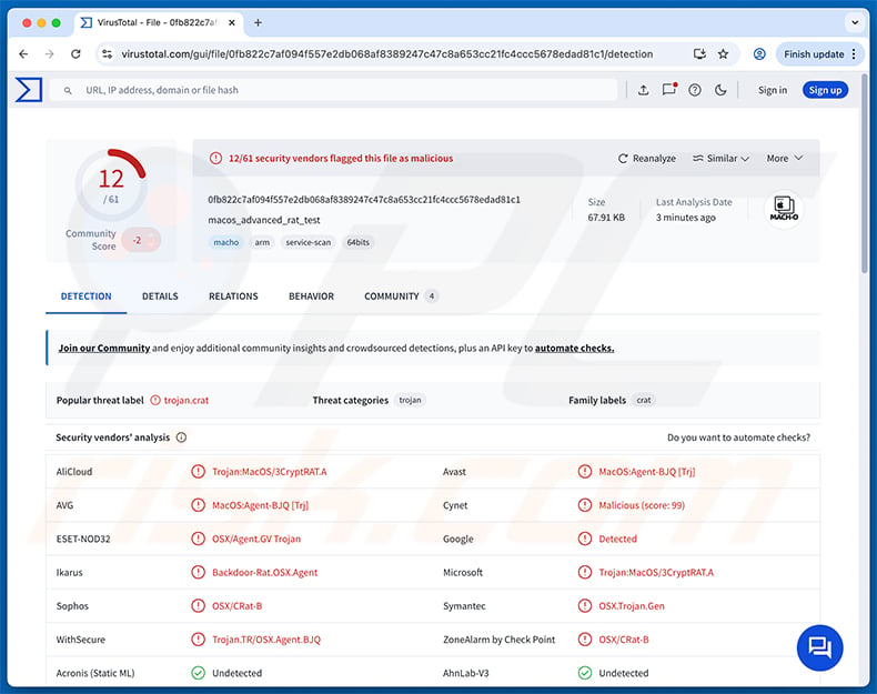 3Crypt RAT malware