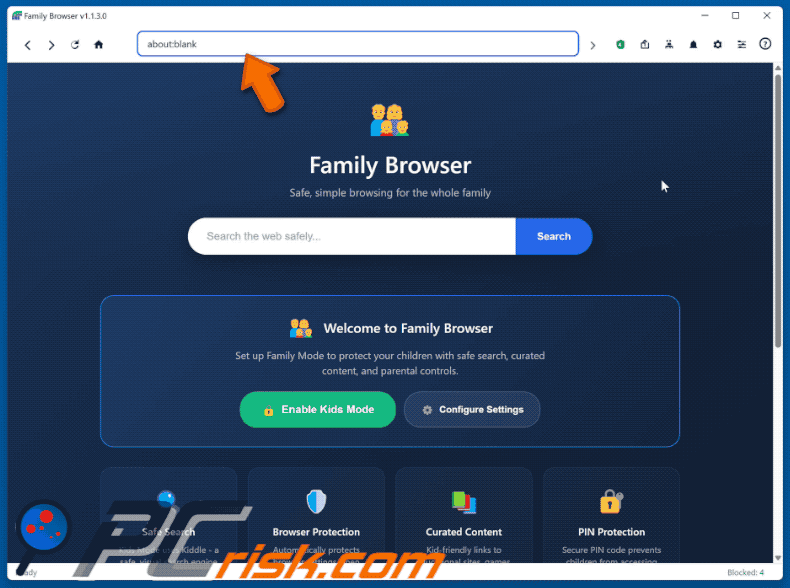 Appearance of Family Browser (GIF)