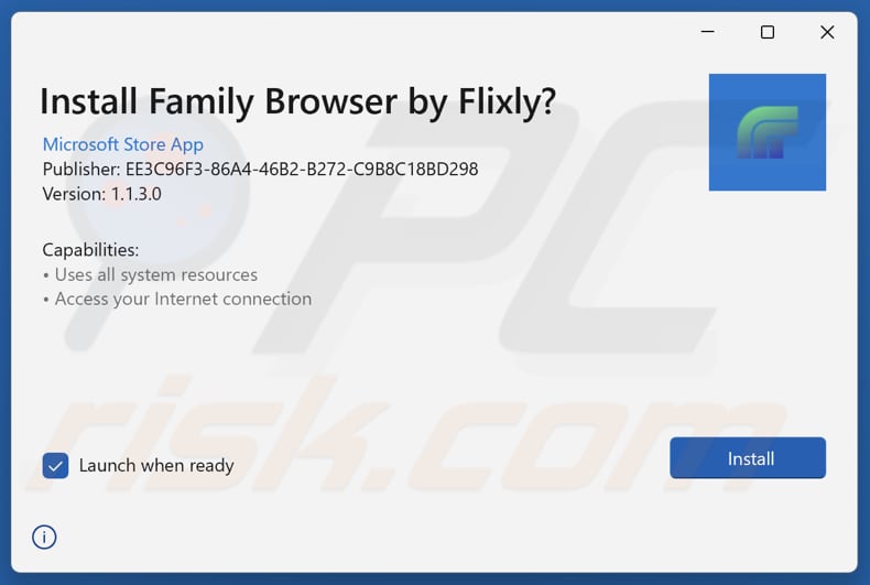 Family Browser installation setup