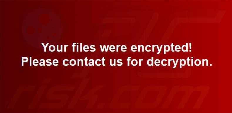 Gines ransomware desktop wallpaper