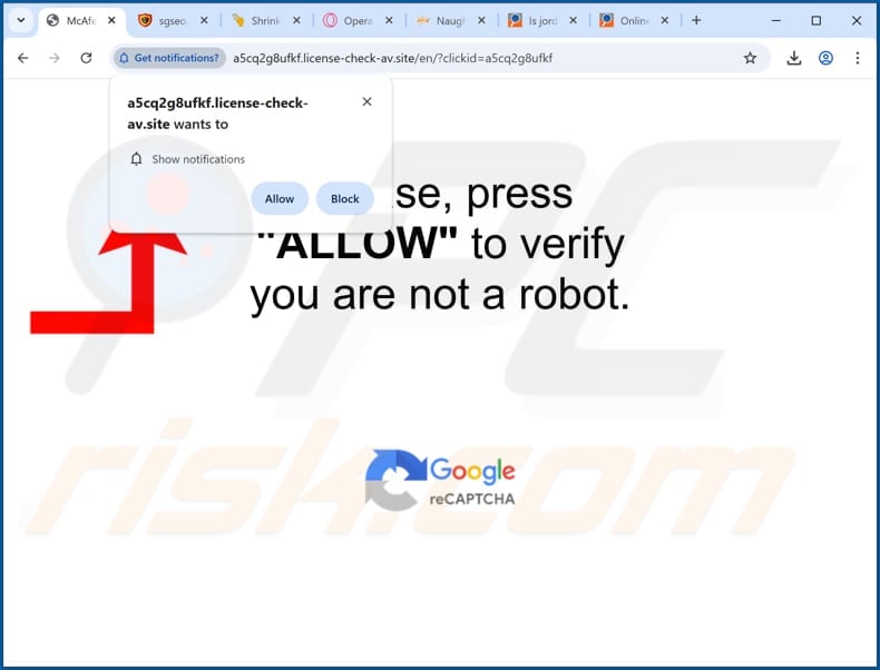license-check-av[.]site ads
