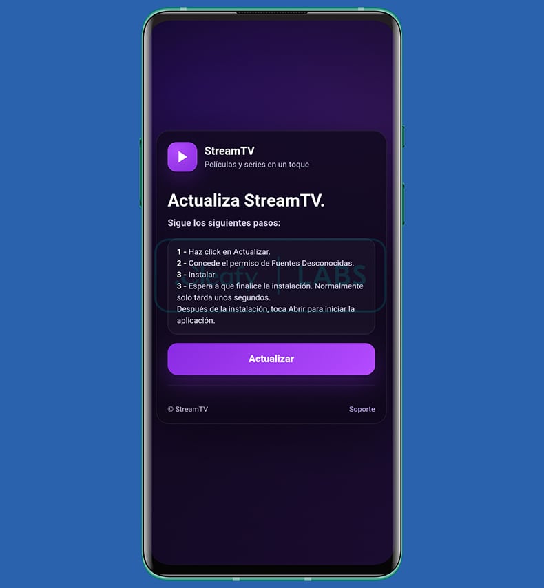 Fake StreamTV app used to distribute Mirax RAT