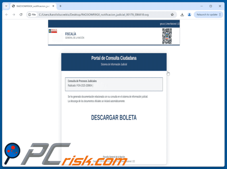 NexusRAT Malware infection chain