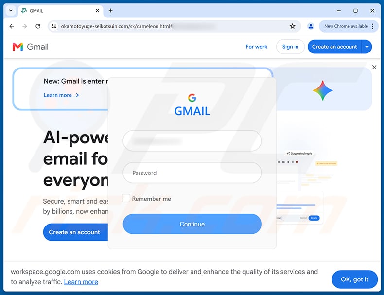 Phishing site promoted via Payment Advice scam email (2026-05-27)