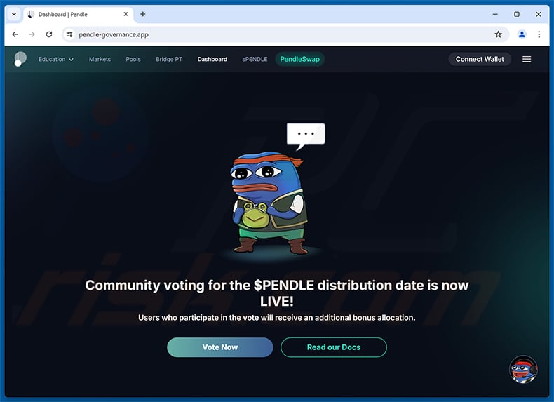 $PENDLE Voting Rewards Scam