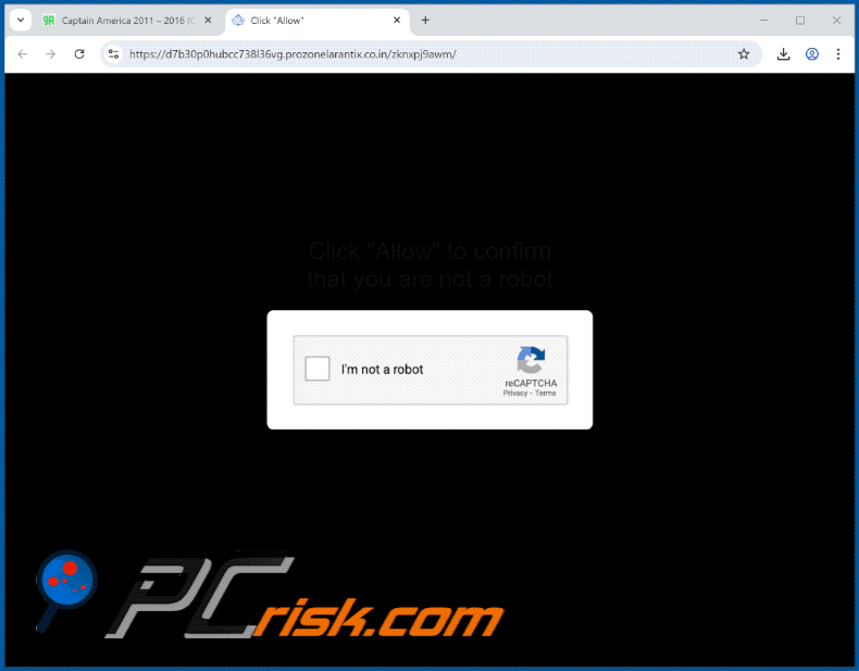 prozonelarantix.co[.]in website appearance (GIF)