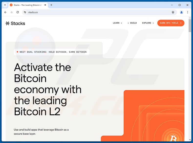 Official Stacks website (stacks.co)