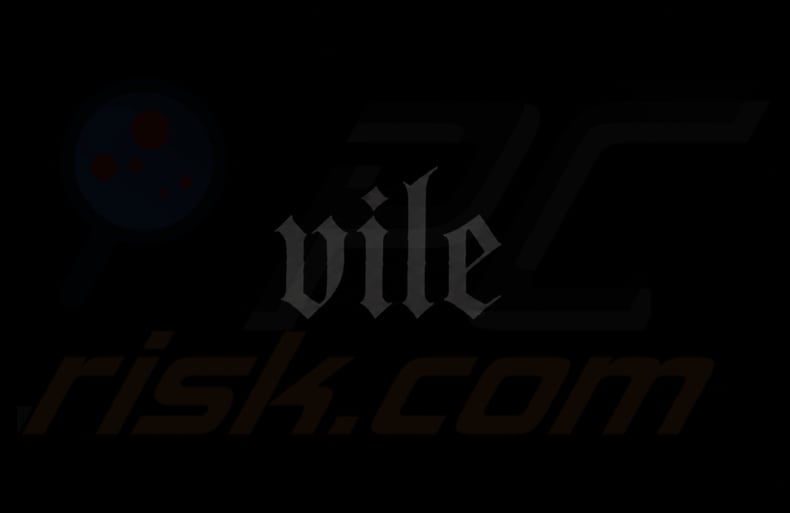 Vile ransomware wallpaper