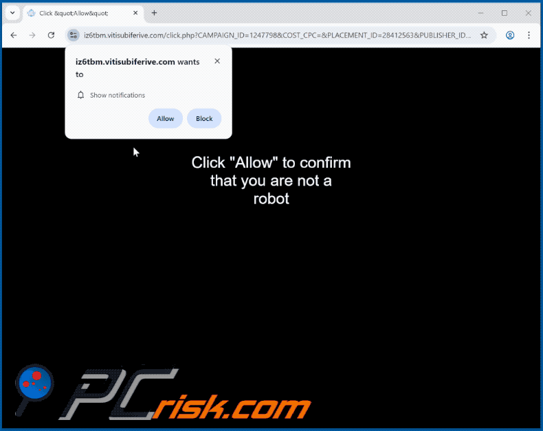 vitisubiferive[.]com website appearance (GIF)