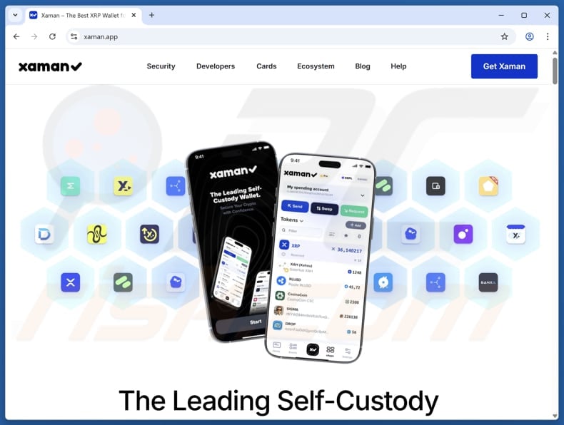 Xaman Monthly $XRP Release Scam real website (xaman.app)
