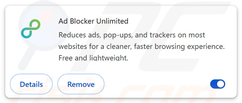 Ad Blocker Unlimited adware