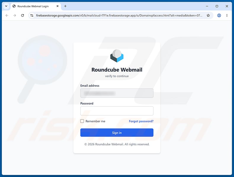 Domain Ownership Revalidation Required phishing page