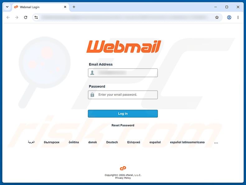 Mailbox Quarantine Alert phishing page