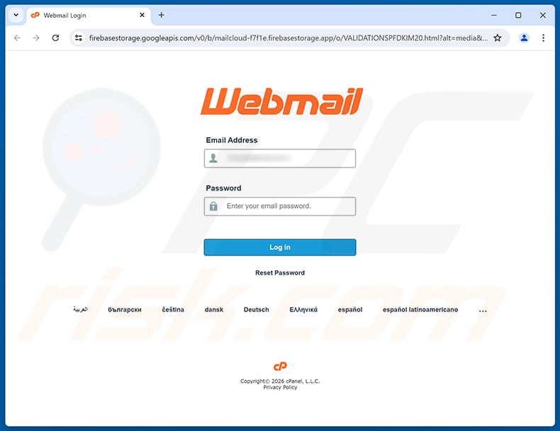 Outgoing Messages Not Reaching Recipients phishing page