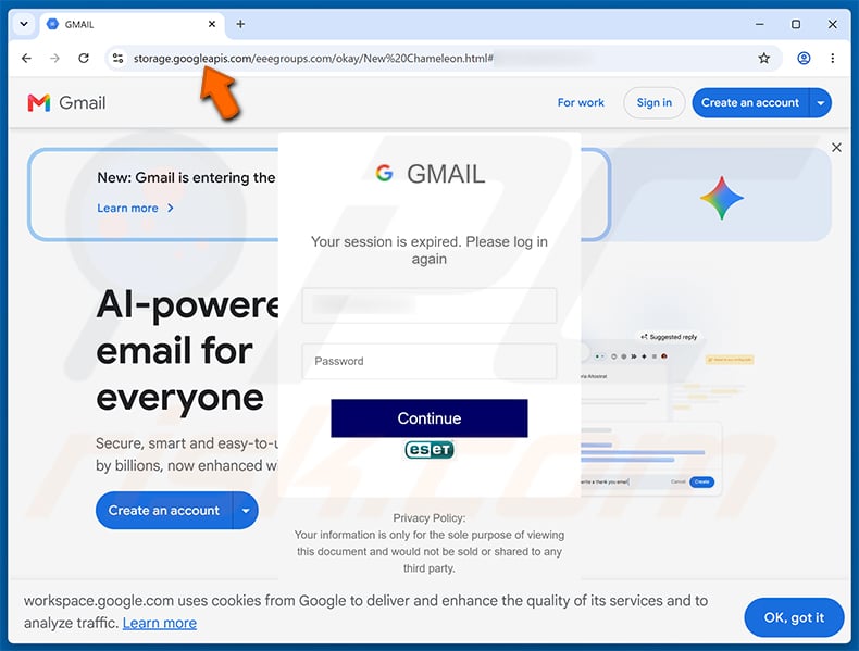 Pending Mails In Quarantine phishing page