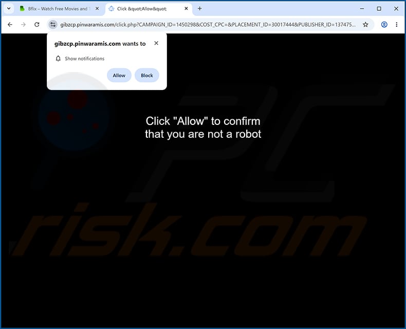 pinwaramis[.]com ads