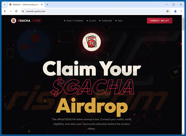 PowerGacha ($GACHA) Airdrop Scam