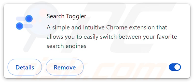Search Toggler (searchtoggler.com) browser hijacker