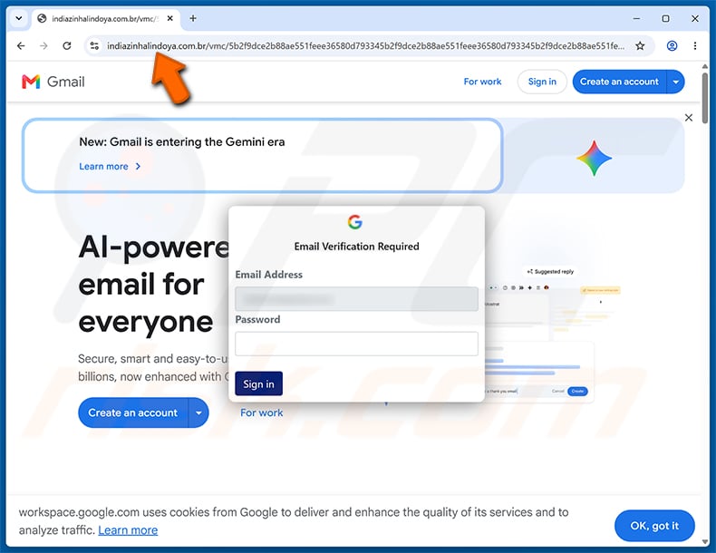 Selectfood Payroll phishing page