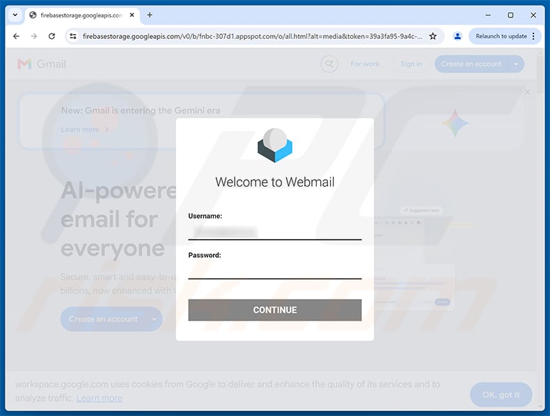 A Critical Virus Has Been Detected On Your Device Email Scam phishing page