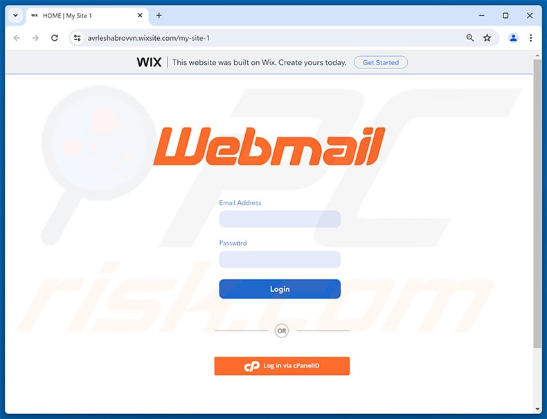 Phishing site promoted via Account Security Notice email scam (2026-07-27)