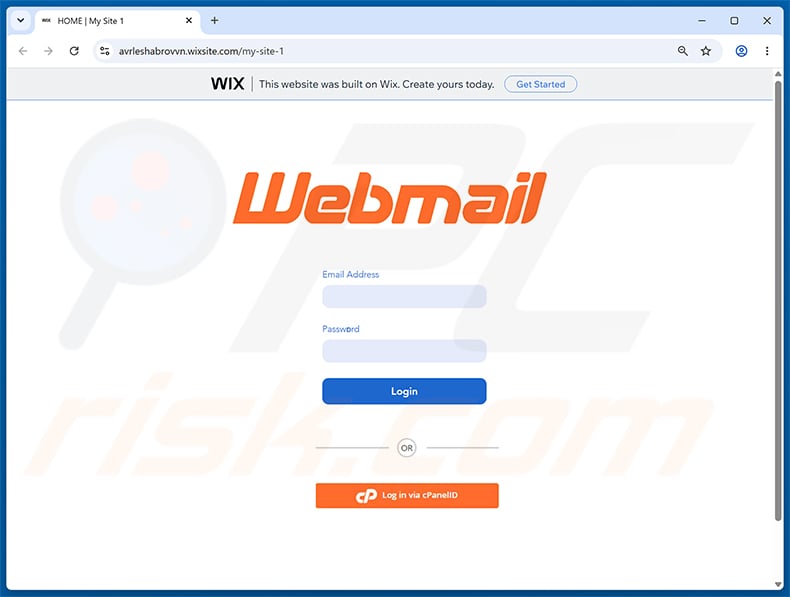 Account Termination Notice phishing page