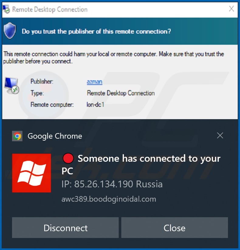 boodoginoidal[.]com notification
