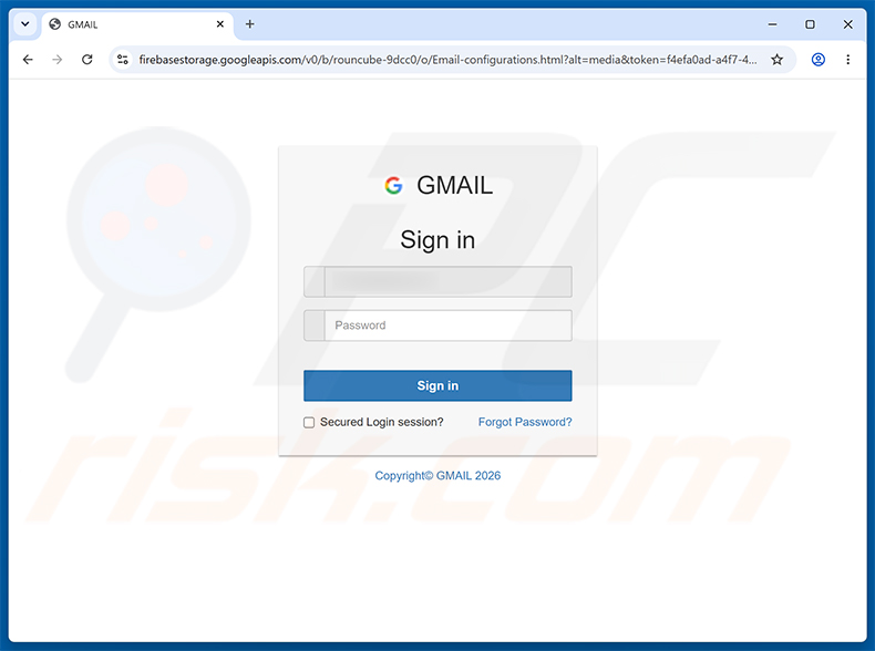 Phishing site promoted via Proof Of Payment Email Scam (2026-07-13)