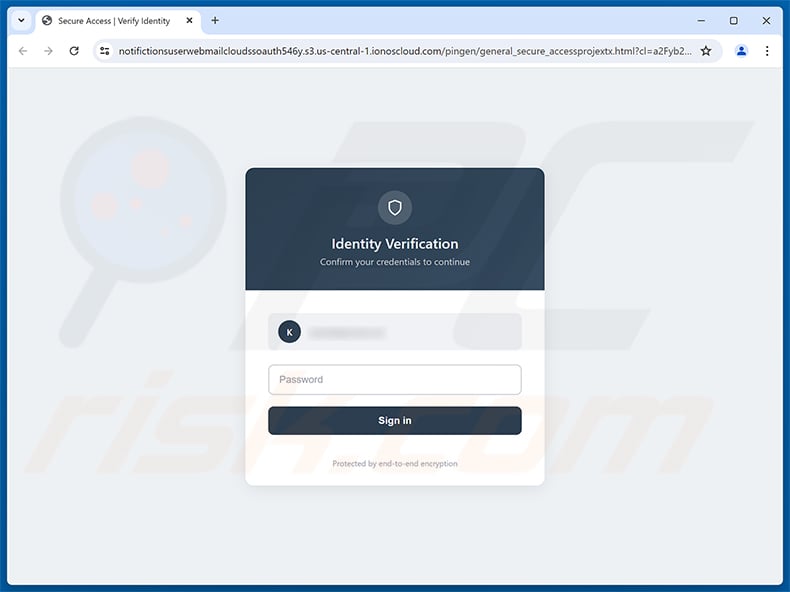 Required System Upgrade email scam phishing page