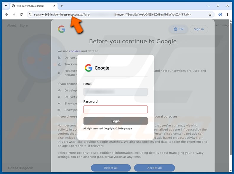 Security Verification Needed phishing page