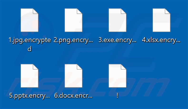 Files encrypted by SUCKS 2 SUCK ransomware (.encrypted extension)