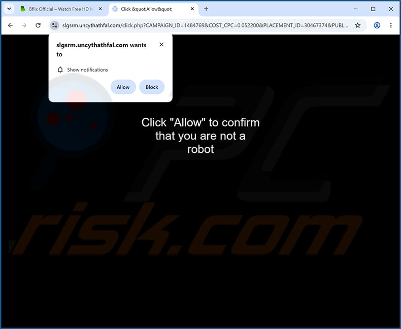 uncythathfal[.]com ads