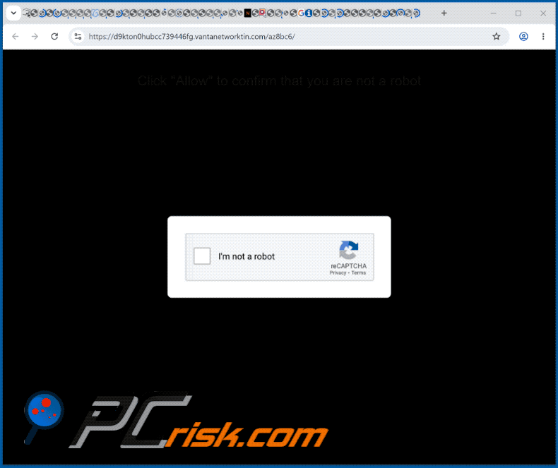 vantanetworktin[.]com website appearance (GIF)