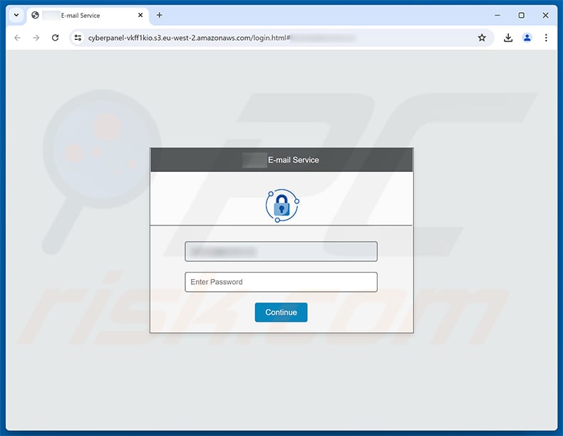 Phishing site promoted via Account Security Update scam email (2026-08-27)