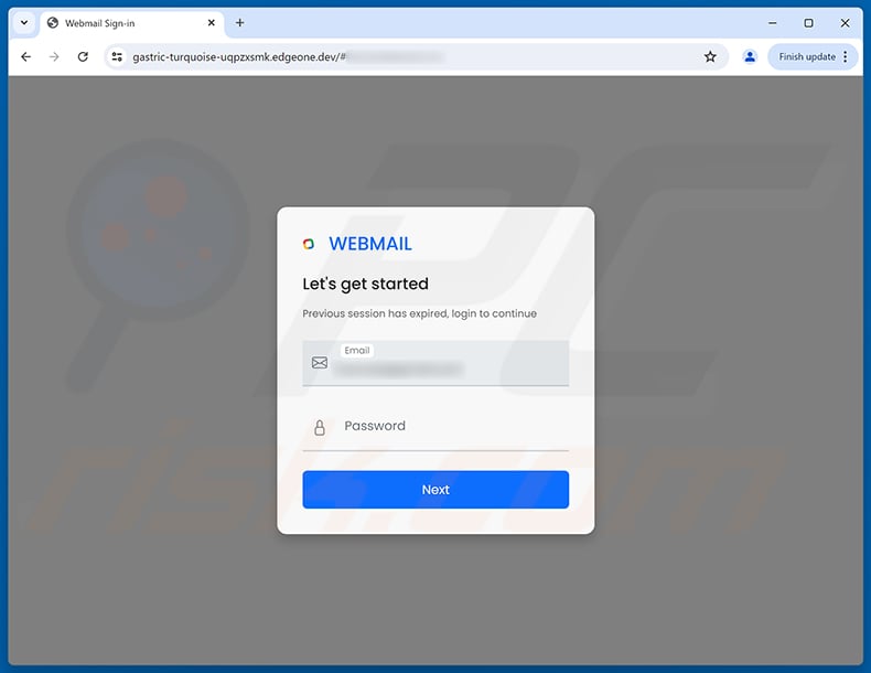 Cleanup Of Pre-2021 Report Files Email Scam phishing page