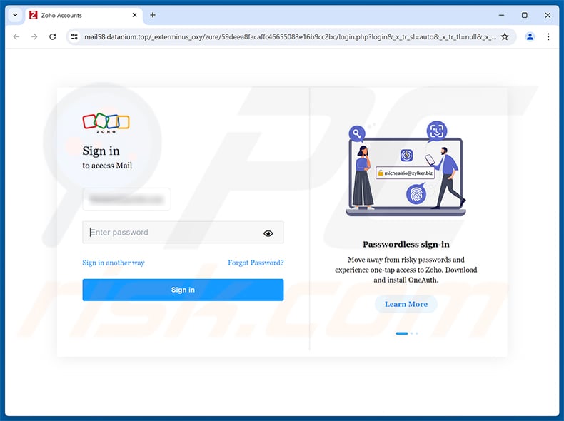High-Severity Alert Has Been Triggered phishing page