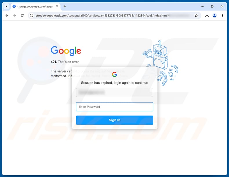 John Lewis & Partners Order Confirmation Email Scam phishing page