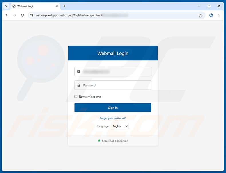 Phishing site promoted via Mail Delivery System scam email (2026-08-11)
