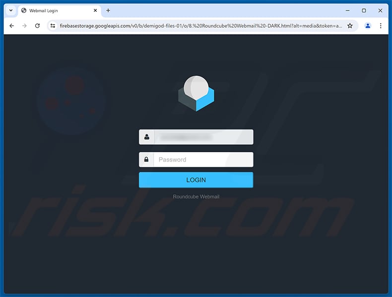 Security Review Requested phishing page