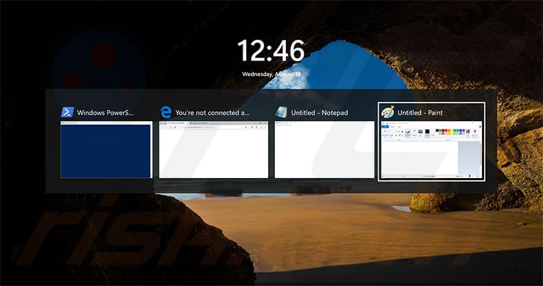 SynkLoader fake Windows lock screen (source expel-com)