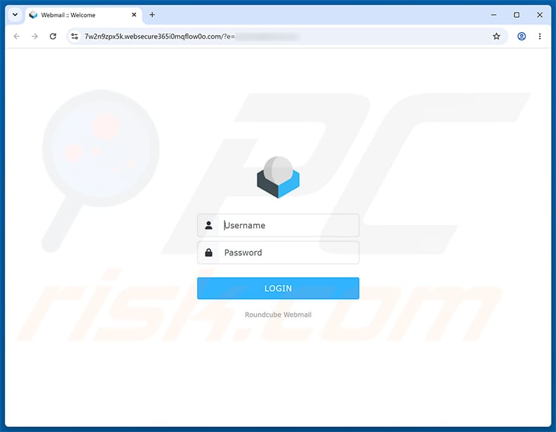 Account Terms Update phishing page